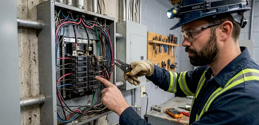 Breaker Box Short Circuit Repair in Helena