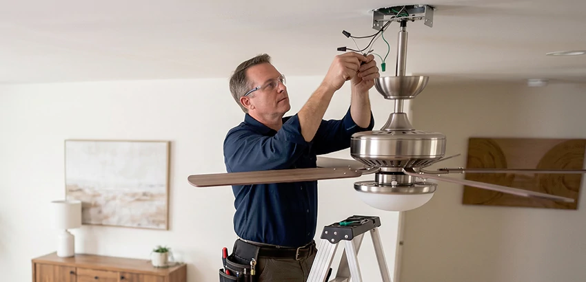 Ceiling Fan Light and Switch Repair in Helena